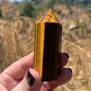Tigers Eye crystal tower